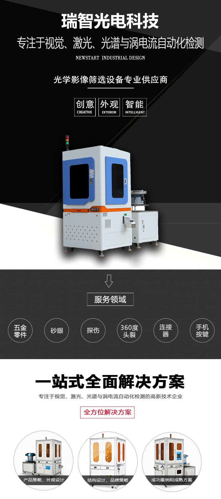 自動(dòng)化檢測設(shè)備一站式全面解決方案